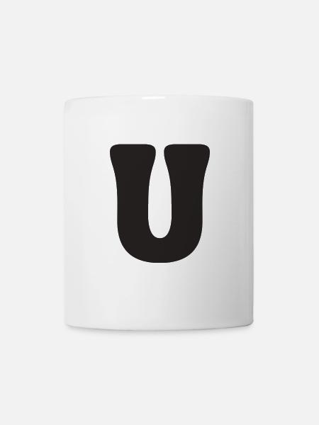 U - Tasse - Weiß