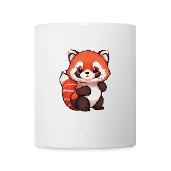 Total niedlicher roter Panda - Tasse - Weiß - Vorne