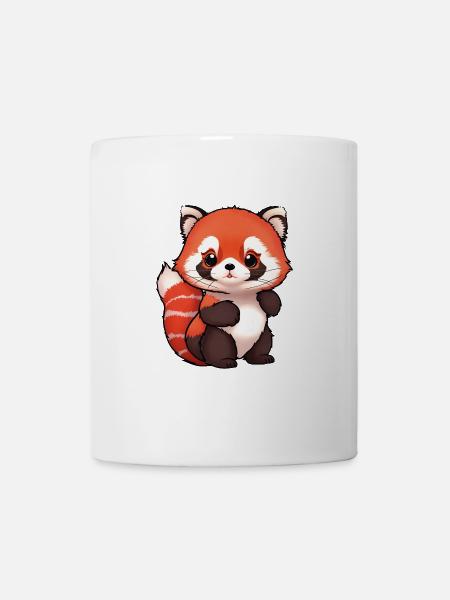 Panda roux totalement mignon - Mug blanc - blanc