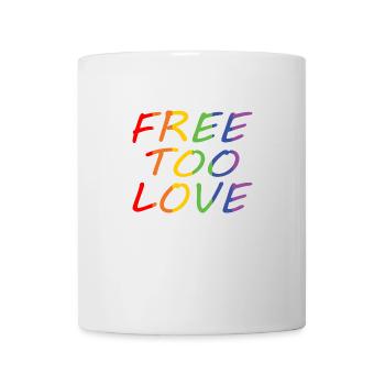 Free to love - Mug - white - Front
