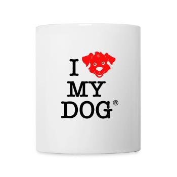 Ich liebe meinen Hund - Tasse - Weiß - Vorne