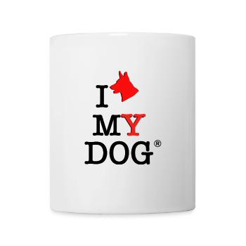 Ich liebe meinen Hund - Tasse - Weiß - Vorne
