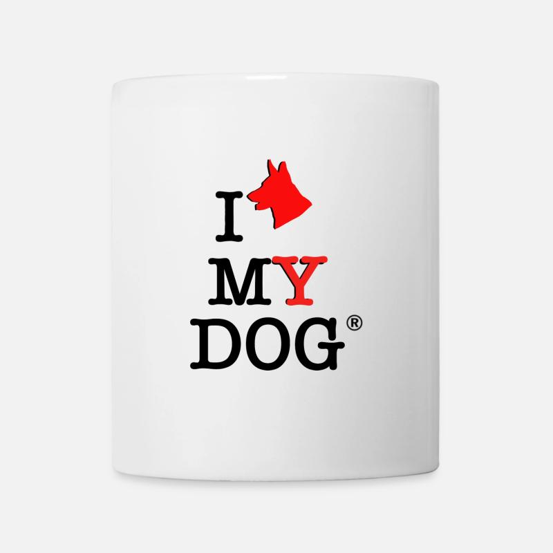 Ich liebe meinen Hund - Tasse - Weiß
