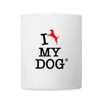 Ich liebe meinen Hund - Tasse - Weiß - Vorne