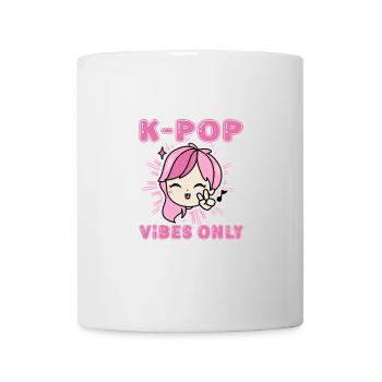 Idée cadeau motif coréen à la mode pour les fans de K-pop - Mug blanc - blanc - Devant