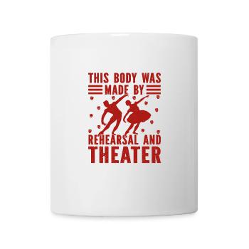 Théâtre musical Ce corps a été fait par cadeau de théâtre - Mug blanc - blanc - Devant
