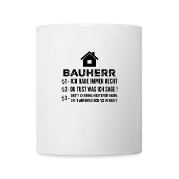 Constructeur Maison Chantier Cadeau Drôle - Mug blanc - blanc - Devant