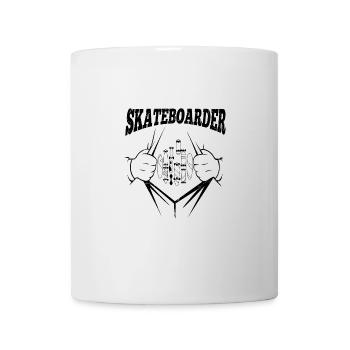 Art de skateboard drôle pour les cadeaux de skate - Mug blanc - blanc - Devant