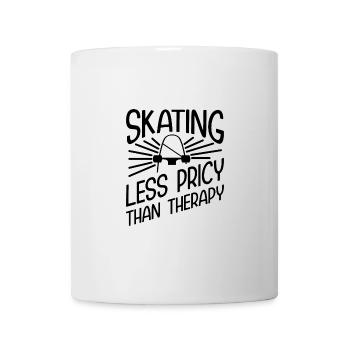 Art de skateboard drôle pour les cadeaux de skate - Mug blanc - blanc - Devant