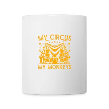 My Circus My Monkeys Performer Gifts Idea - Mug - white - Front