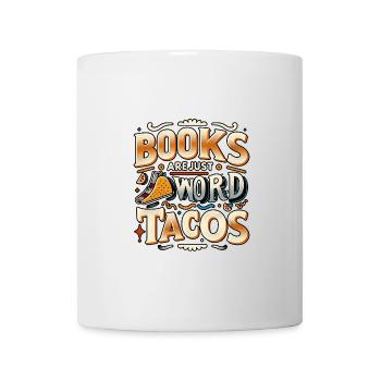 Books Are Just Word Tacos 20 - Mug - white - Front