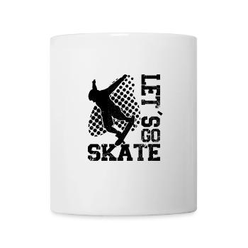 Art de skateboard drôle pour les cadeaux de skate - Mug blanc - blanc - Devant