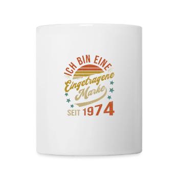50th birthday I am 50 years registered trademark - Mug - white - Front