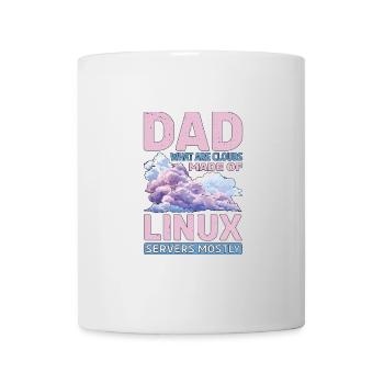 What Are Clouds Made Of, Linux Servers Mostly 32 - Mug - white - Front