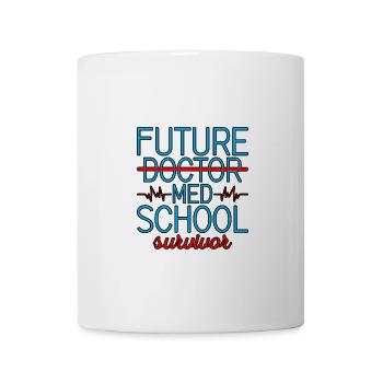 Survivant de l’école de médecine 4 - Mug blanc - blanc - Devant
