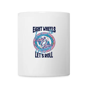 Rollerblades Blade Eight Wheels Let ́s Roll Cadeaux - Mug blanc - blanc - Devant