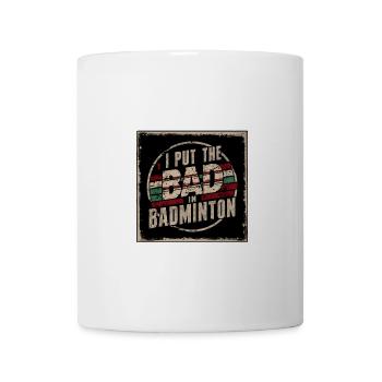 J’ai mis le mal dans Badminton 2 - Mug blanc - blanc - Devant