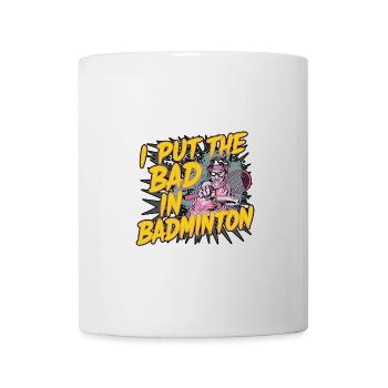 J’ai mis le mauvais au badminton 13 - Mug blanc - blanc - Devant