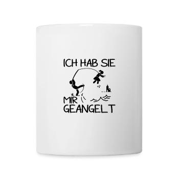 En annonçant des fiançailles, je l’ai attrapé pour moi-même, JGA - Mug blanc - blanc - Devant