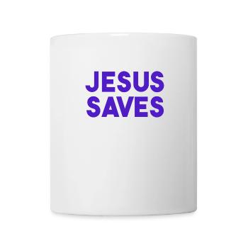 Jésus sauve - minimaliste - Mug blanc - blanc - Devant