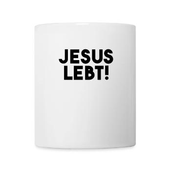 Jesus lebt - minimalistisch - Tasse - Weiß - Vorne