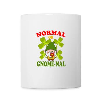 Normal Or Gnome-Nal Lawn Gnome Fun Gift Idea - Tasse - Weiß - Vorne