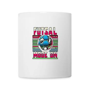 Mode Futsal sur 8 - Mug blanc - blanc - Devant