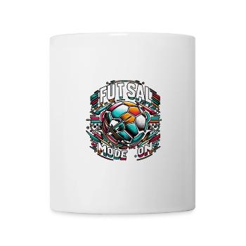 Futsal Mode On 9 - Tasse - Weiß - Vorne