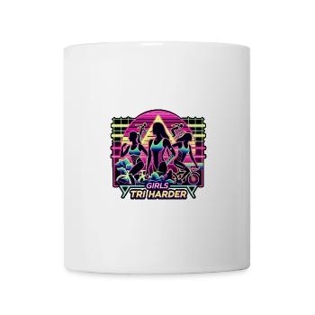 Girls Tri Harder 11 - Mug - white - Front