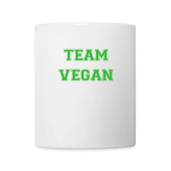 Team Vegan - Tasse - Weiß - Vorne