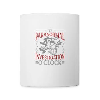 Professional Ghost Hunter Funny Paranormal O'clock - Mug - white - Front