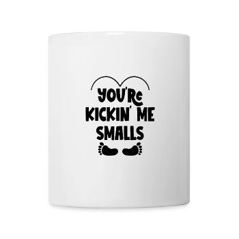 Tu me donnes des coups de pied Smalls 3 - Mug blanc - blanc - Devant