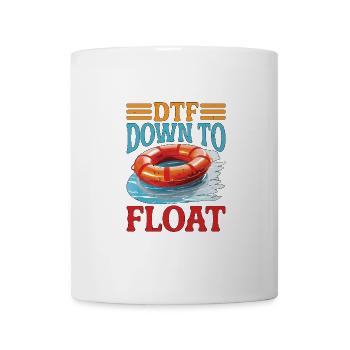 DTF Down To Float - Tasse - Weiß - Vorne