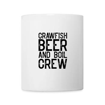 Écrevisses, bière et Crew 3 - Mug blanc - blanc - Devant