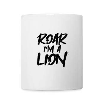Roar I'm A Lion - Tasse - Weiß - Vorne