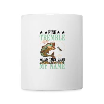 Les poissons tremblent en entendant mon nom 13 - Mug blanc - blanc - Devant