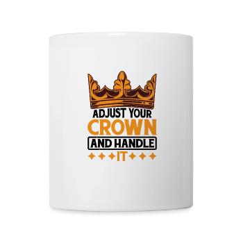Ajustez votre couronne et manipulez-la 14 - Mug blanc - blanc - Devant