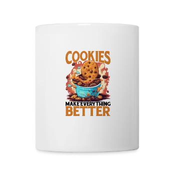 Les cookies rendent tout meilleur 8 - Mug blanc - blanc - Devant