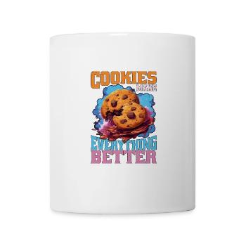 Les cookies rendent tout meilleur 9 - Mug blanc - blanc - Devant