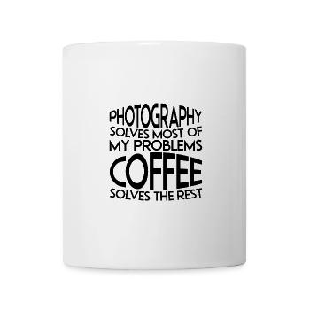 Photography Solves Most Of My Problems - Mug - white - Front