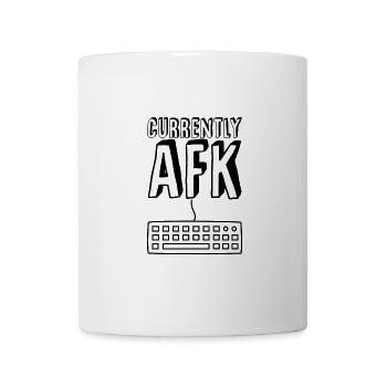 Actuellement Afk 2 - Mug blanc - blanc - Devant