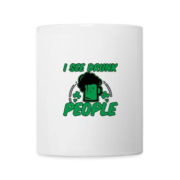 I See Drunk People 2 - Tasse - Weiß - Vorne