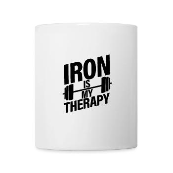 Iron Is My Therapy - Mug - white - Front