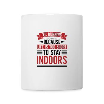 XC Running Gifts - Perfect XC Runner Design Idea - Tasse - Weiß - Vorne