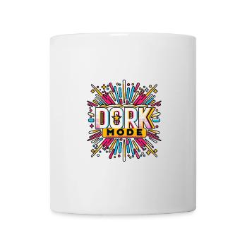 Dork Mode 9 - Tasse - Weiß - Vorne