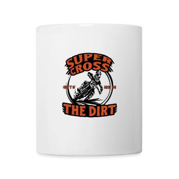 Dirtbike Rider Gets Me In The Dirt MX Motocross - Mug - white - Front