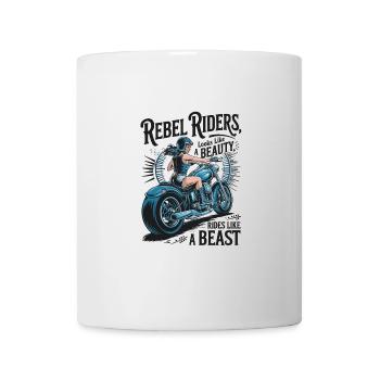 Rebel Riders Unleash The Rebel - Tasse - Weiß - Vorne