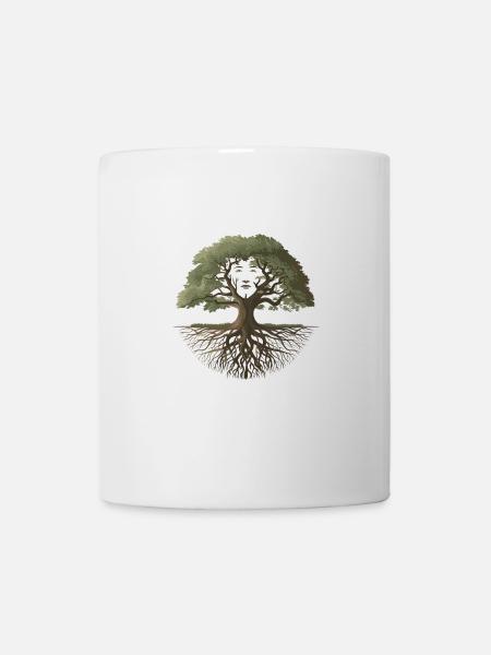 Baum des Lebens für Naturliebhaber Naturfreunde - Tasse - Weiß