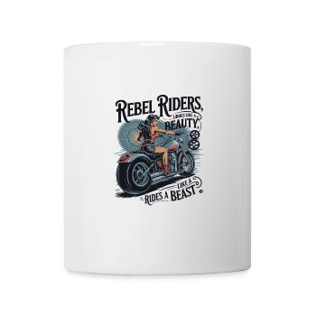 Rebel Riders Unleash The Rebel - Tasse - Weiß - Vorne