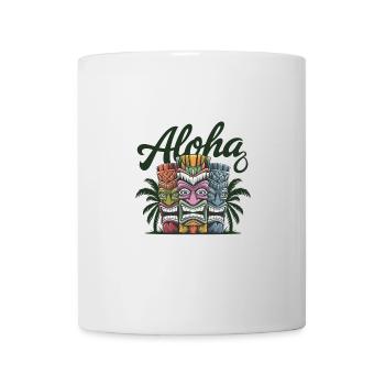 Tiki Kultur Maori Maske für einen Tkik Fans - Tasse - Weiß - Vorne